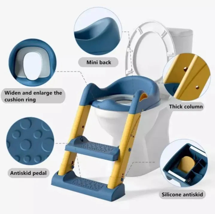 Folding Toilet Ladder-potty Training Seat