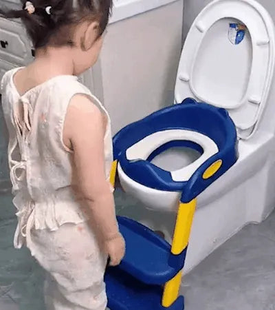 Folding Toilet Ladder-potty Training Seat