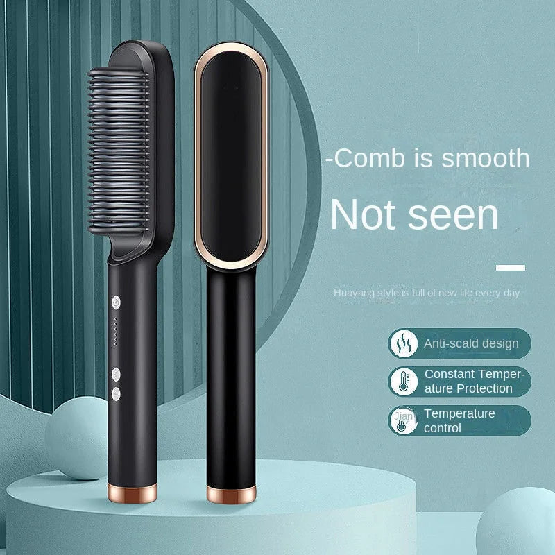 Professional 3In1 Electric comb Hair Straightener