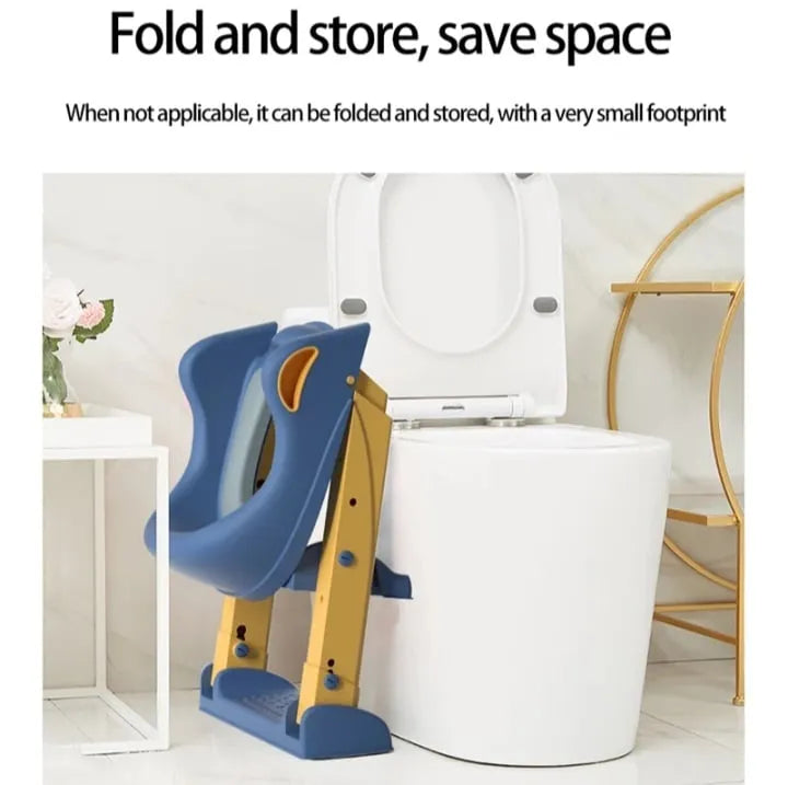 Folding Toilet Ladder-potty Training Seat